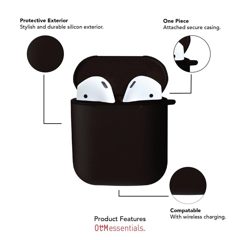 OTM Essentials AirPods Case, University of Georgia AirPods/Black (TPU) - Image 3